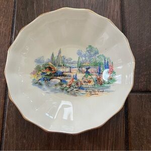 Vintage Lancaster and Sandland Ware Lady Crinoline Bowl Trinket Dish